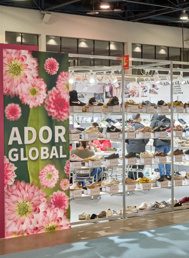 SOURCING at MAGIC Footwear Booth